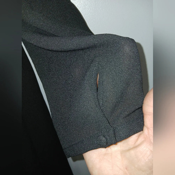 Torrid women's size 2X black long sleeve midi strappy back a-line dress … - Picture 4 of 10